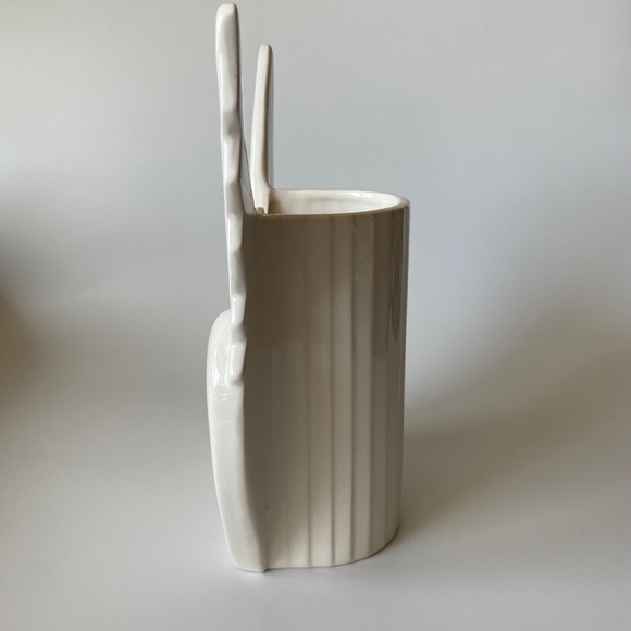 Fitz & Floyd White Doves Figural Vase Vintage Porcelain Scarce - Picture 9 of 10